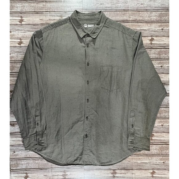 Outlier NYC  Injected Linen boxford shirt sz 2XL striped New with imperfections - Picture 1 of 8